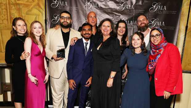 Group of DDA members enjoying themselves at an event.